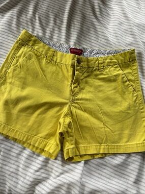 Merona Sunny Yellow Cotton Blend Women's Shorts